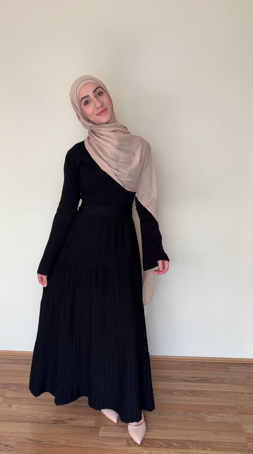 Black Layla Knit Dress