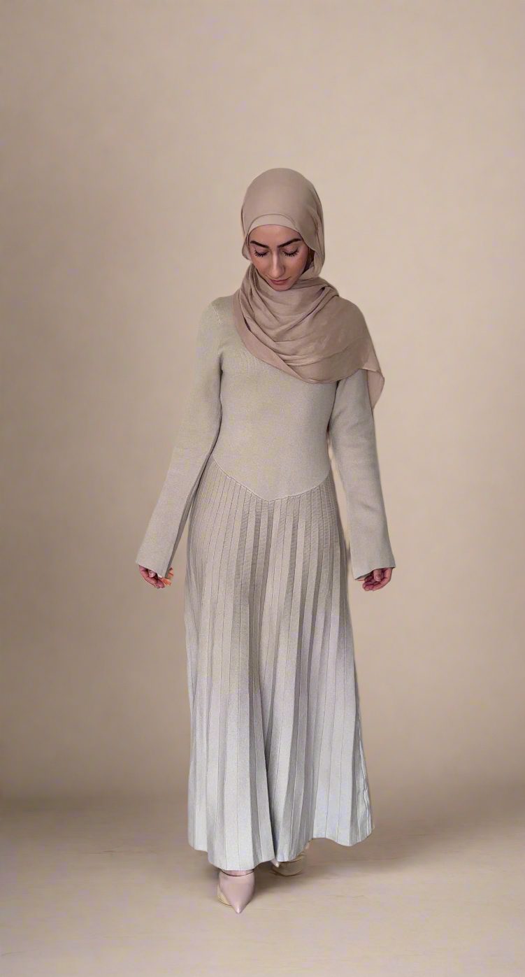 Masa Knit Dress - Beige