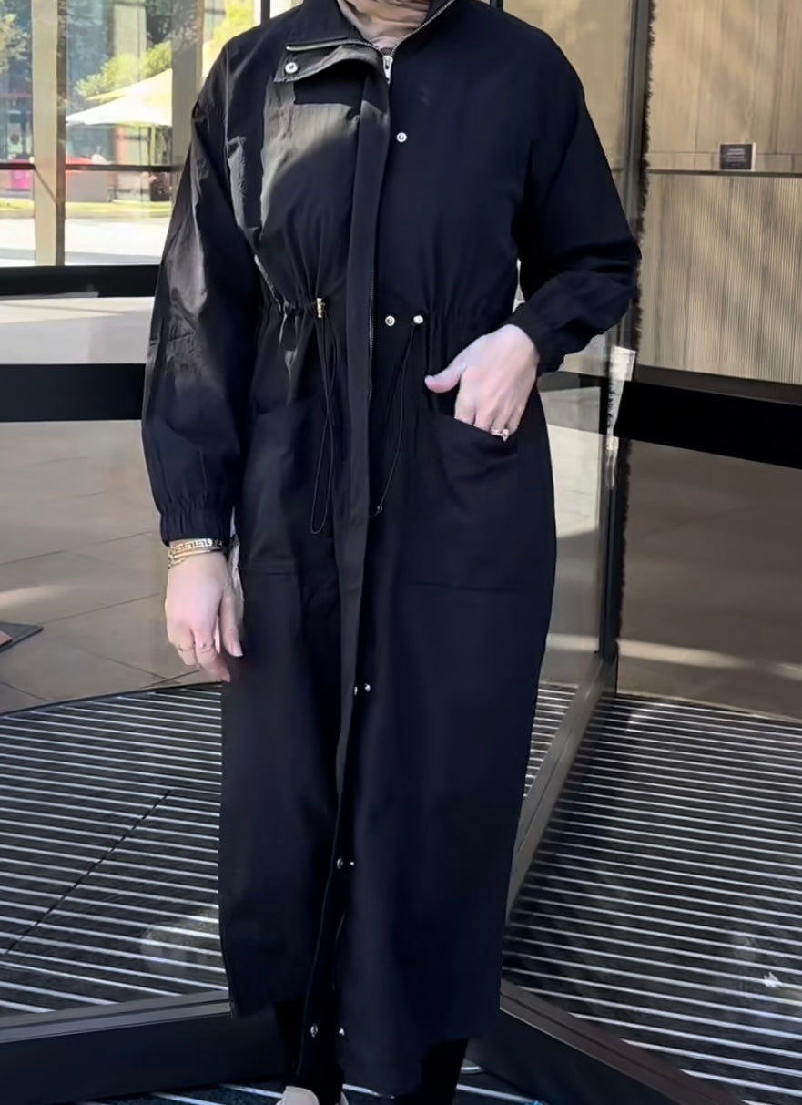Long Sports Windbreaker Jacket
