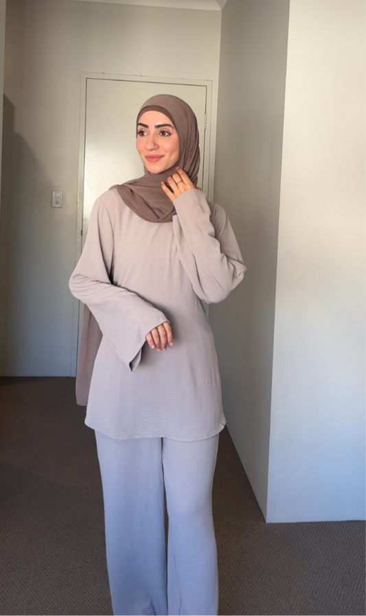 Rawan Set - Light Grey