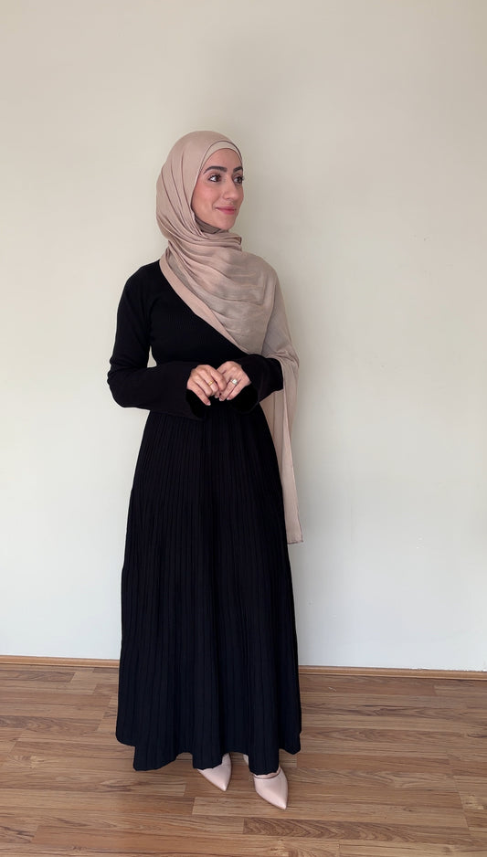 Black Layla Knit Dress