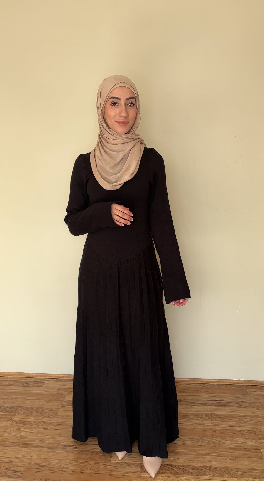 Black Knit Dress