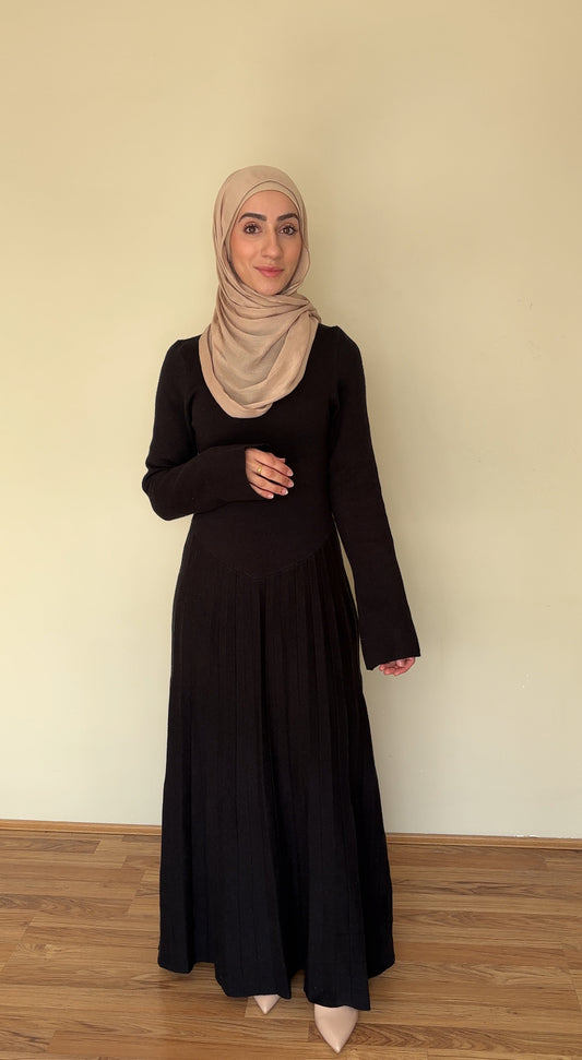Black Knit Dress