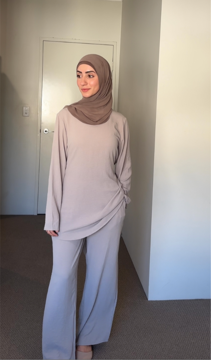 Rawan Set - Light Grey