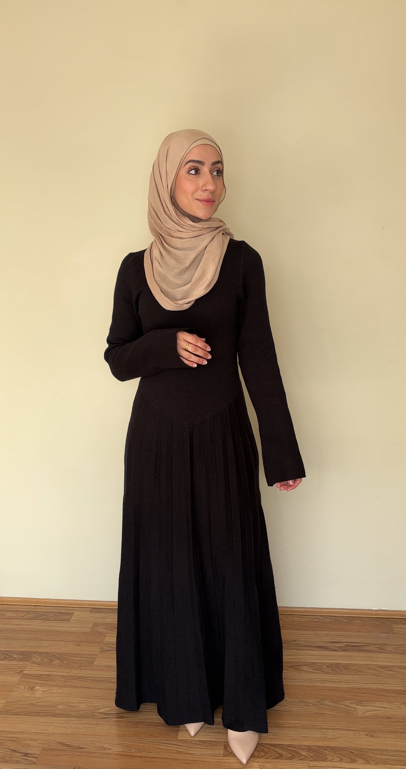 Black Knit Dress