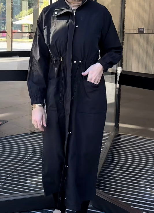 Long Sports Windbreaker Jacket
